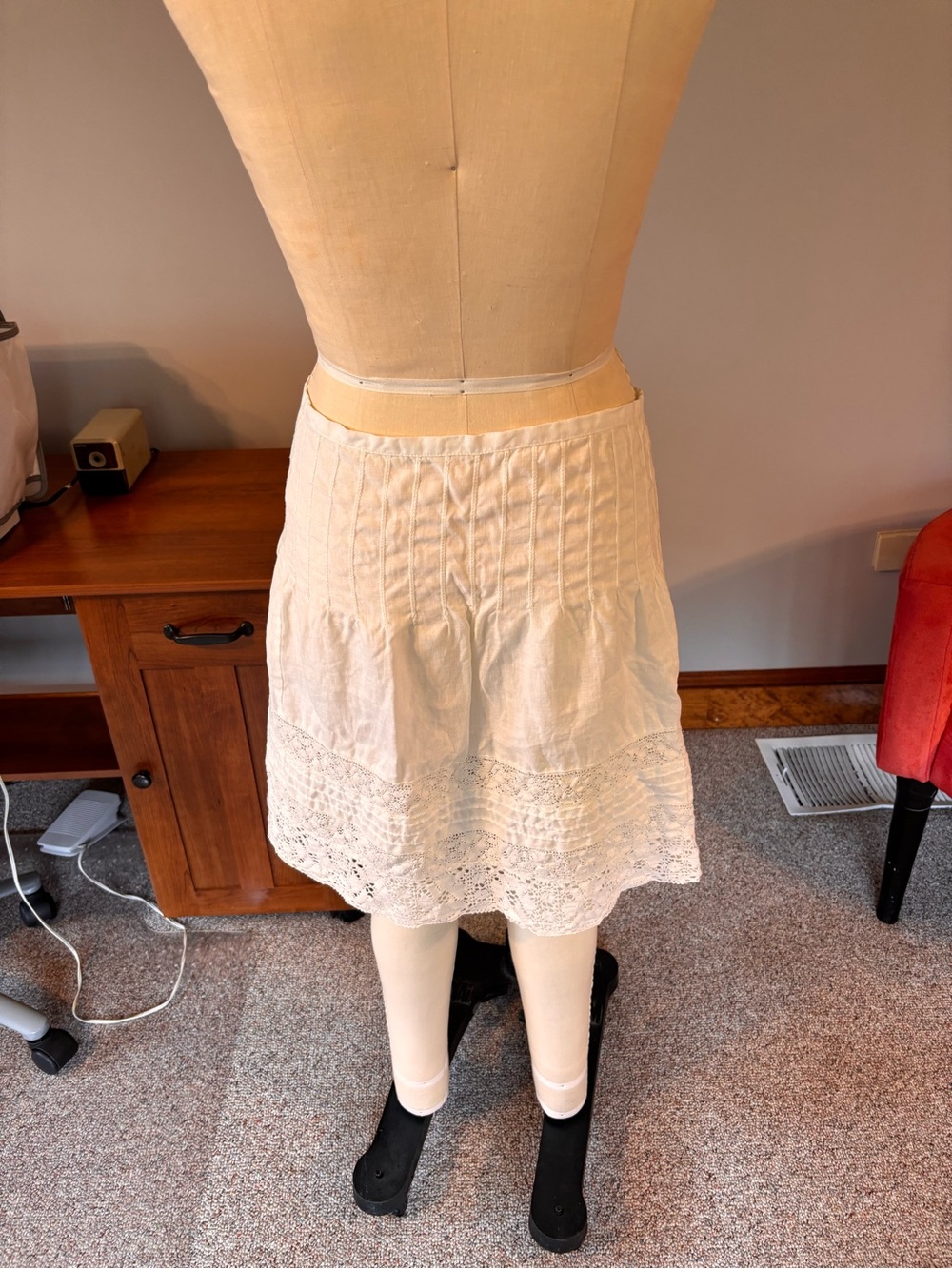 Juicy Couture White Lace-Trim Skirt